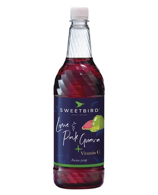 Sweetbird - Lime & Pink Guava Syrup with Vitamin C